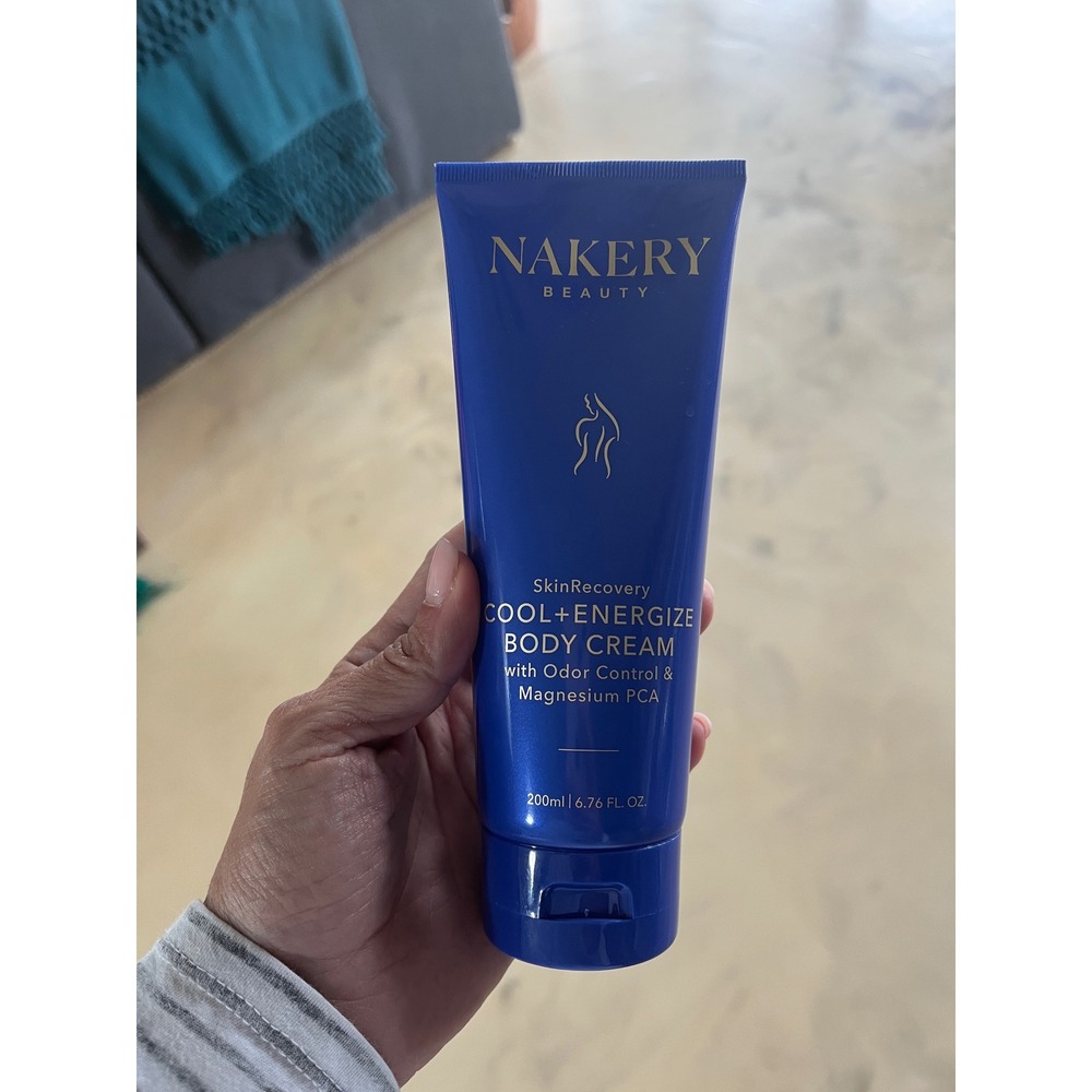 Nakery Beauty Cool Energize Body Cream Magnesium Odor Control Recovery 6.76oz